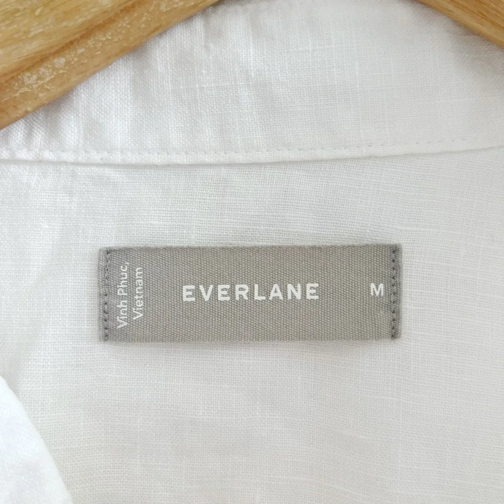 EVERLANE The Classic Shirt 100% Linen Size Medium